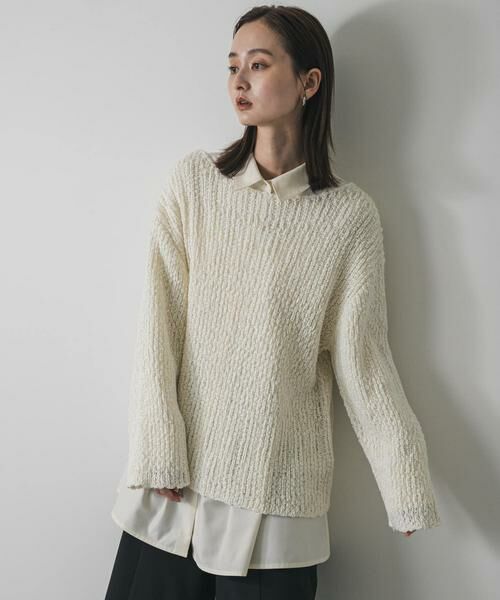 SENSE OF PLACE by URBAN RESEARCH / センスオブプレイス バイ アーバンリサーチ ニット・セーター | ポコポコルーズセーター | 詳細11