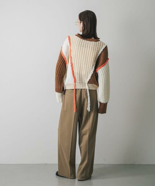 SENSE OF PLACE by URBAN RESEARCH / センスオブプレイス バイ アーバンリサーチ ニット・セーター | パッチワークセーター | 詳細5