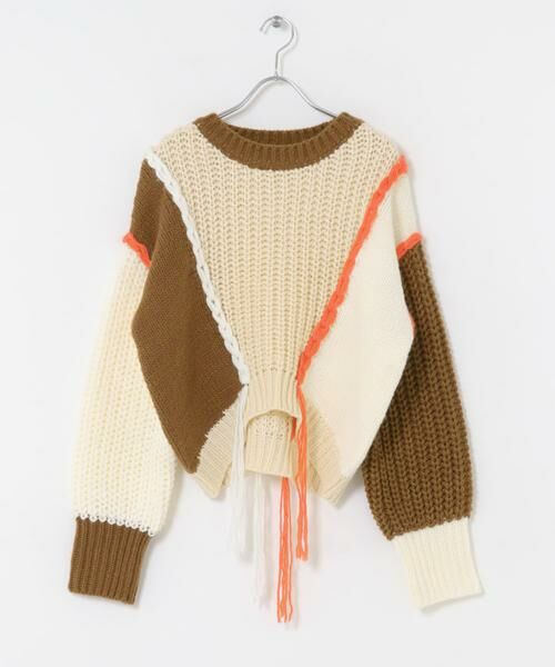 SENSE OF PLACE by URBAN RESEARCH / センスオブプレイス バイ アーバンリサーチ ニット・セーター | パッチワークセーター | 詳細6
