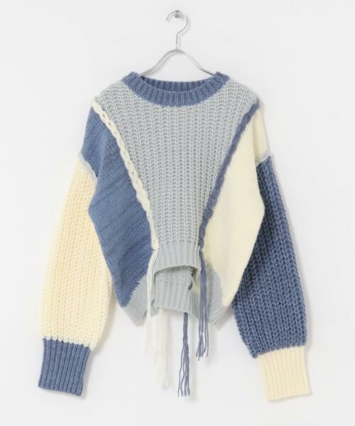 SENSE OF PLACE by URBAN RESEARCH / センスオブプレイス バイ アーバンリサーチ ニット・セーター | パッチワークセーター | 詳細13