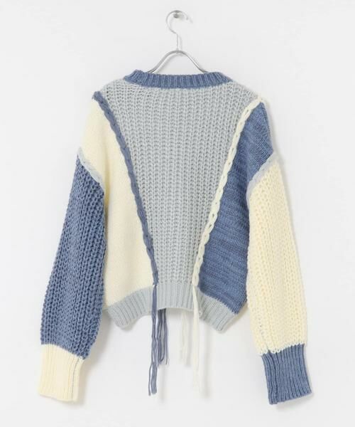 SENSE OF PLACE by URBAN RESEARCH / センスオブプレイス バイ アーバンリサーチ ニット・セーター | パッチワークセーター | 詳細16