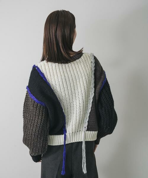 SENSE OF PLACE by URBAN RESEARCH / センスオブプレイス バイ アーバンリサーチ ニット・セーター | パッチワークセーター | 詳細22
