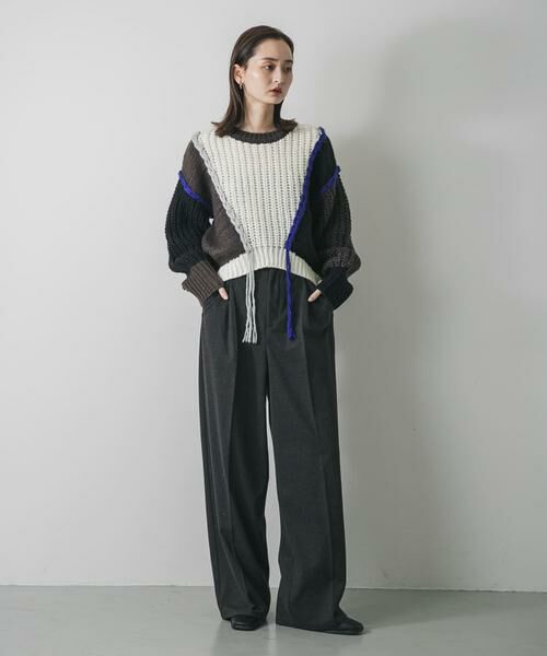 SENSE OF PLACE by URBAN RESEARCH / センスオブプレイス バイ アーバンリサーチ ニット・セーター | パッチワークセーター | 詳細23