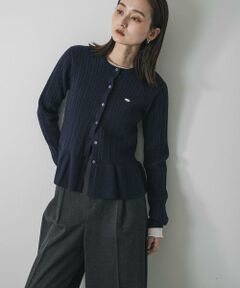 SENSE OF PLACE by URBAN RESEARCH / センスオブプレイス バイ アーバンリサーチ ニット・セーター | ミニケーブルペプラムセーター