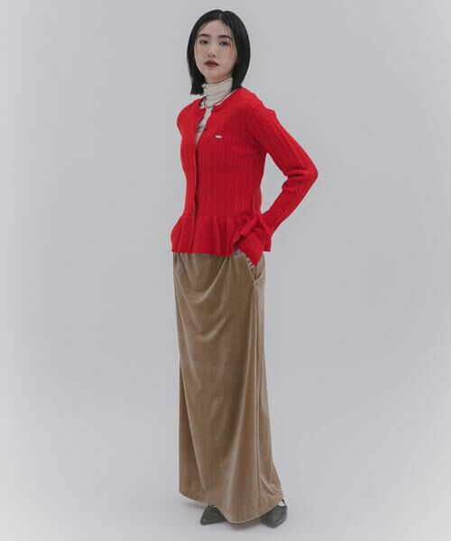 SENSE OF PLACE by URBAN RESEARCH / センスオブプレイス バイ アーバンリサーチ ニット・セーター | ミニケーブルペプラムセーター | 詳細5