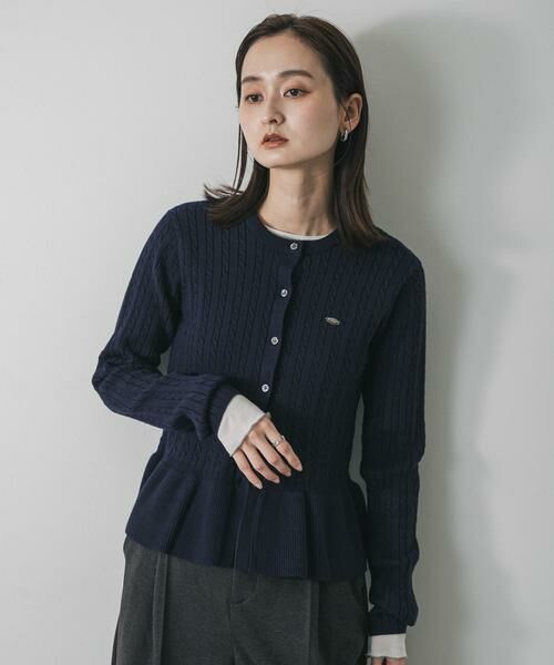 SENSE OF PLACE by URBAN RESEARCH / センスオブプレイス バイ アーバンリサーチ ニット・セーター | ミニケーブルペプラムセーター | 詳細10