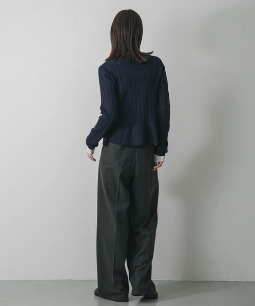 SENSE OF PLACE by URBAN RESEARCH / センスオブプレイス バイ アーバンリサーチ ニット・セーター | ミニケーブルペプラムセーター | 詳細12