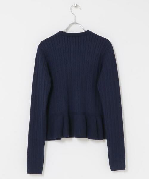 SENSE OF PLACE by URBAN RESEARCH / センスオブプレイス バイ アーバンリサーチ ニット・セーター | ミニケーブルペプラムセーター | 詳細15