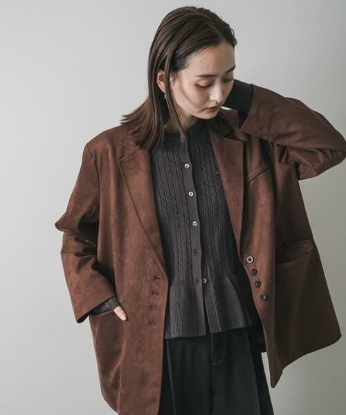 SENSE OF PLACE by URBAN RESEARCH / センスオブプレイス バイ アーバンリサーチ ニット・セーター | ミニケーブルペプラムセーター | 詳細25