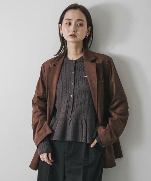 SENSE OF PLACE by URBAN RESEARCH / センスオブプレイス バイ アーバンリサーチ ニット・セーター | ミニケーブルペプラムセーター | 詳細26