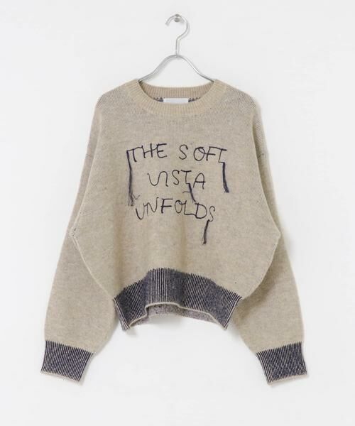 SENSE OF PLACE by URBAN RESEARCH / センスオブプレイス バイ アーバンリサーチ ニット・セーター | ロゴシシュウバイカラーリブニット | 詳細23