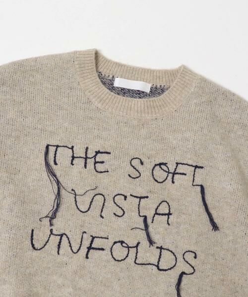 SENSE OF PLACE by URBAN RESEARCH / センスオブプレイス バイ アーバンリサーチ ニット・セーター | ロゴシシュウバイカラーリブニット | 詳細24