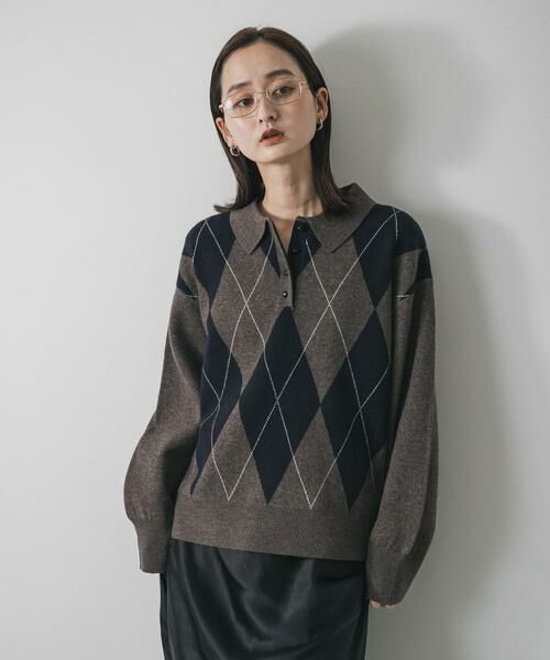 SENSE OF PLACE by URBAN RESEARCH / センスオブプレイス バイ アーバンリサーチ ニット・セーター | ポロシャツジャガードセーター | 詳細2
