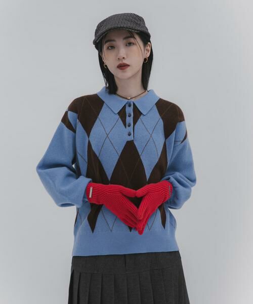 SENSE OF PLACE by URBAN RESEARCH / センスオブプレイス バイ アーバンリサーチ ニット・セーター | ポロシャツジャガードセーター | 詳細14