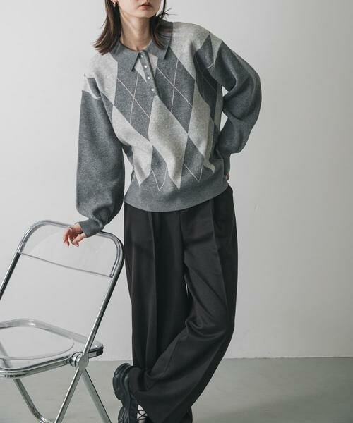 SENSE OF PLACE by URBAN RESEARCH / センスオブプレイス バイ アーバンリサーチ ニット・セーター | ポロシャツジャガードセーター | 詳細21