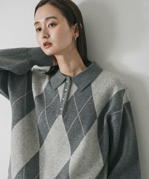 SENSE OF PLACE by URBAN RESEARCH / センスオブプレイス バイ アーバンリサーチ ニット・セーター | ポロシャツジャガードセーター | 詳細23