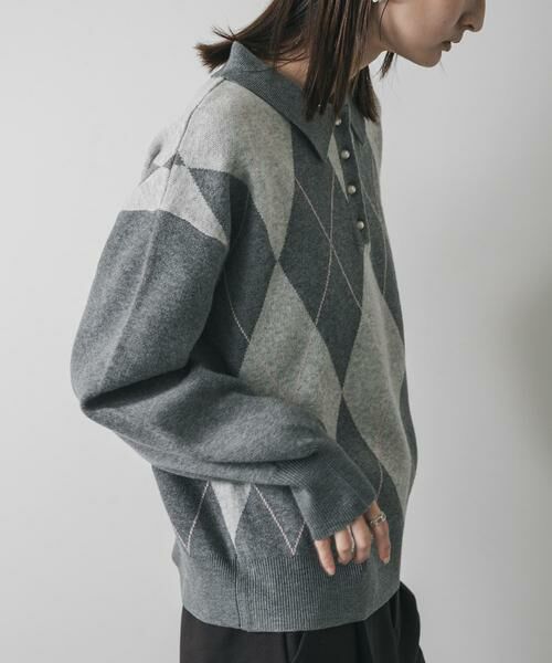 SENSE OF PLACE by URBAN RESEARCH / センスオブプレイス バイ アーバンリサーチ ニット・セーター | ポロシャツジャガードセーター | 詳細24