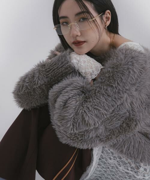 SENSE OF PLACE by URBAN RESEARCH / センスオブプレイス バイ アーバンリサーチ ニット・セーター | ミックスシャギーセーター | 詳細2