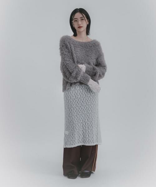 SENSE OF PLACE by URBAN RESEARCH / センスオブプレイス バイ アーバンリサーチ ニット・セーター | ミックスシャギーセーター | 詳細4