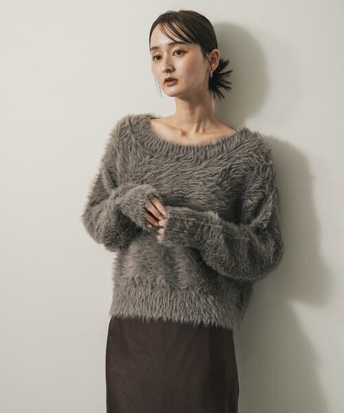 SENSE OF PLACE by URBAN RESEARCH / センスオブプレイス バイ アーバンリサーチ ニット・セーター | ミックスシャギーセーター | 詳細7