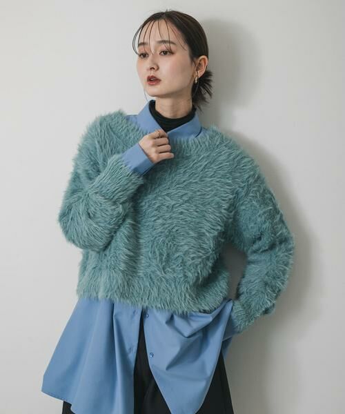 SENSE OF PLACE by URBAN RESEARCH / センスオブプレイス バイ アーバンリサーチ ニット・セーター | ミックスシャギーセーター | 詳細10