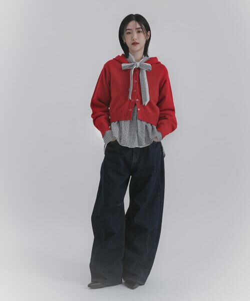 SENSE OF PLACE by URBAN RESEARCH / センスオブプレイス バイ アーバンリサーチ ニット・セーター | コンパクトフーディセーター | 詳細5