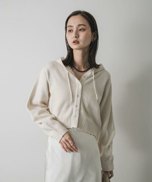 SENSE OF PLACE by URBAN RESEARCH / センスオブプレイス バイ アーバンリサーチ ニット・セーター | コンパクトフーディセーター | 詳細9