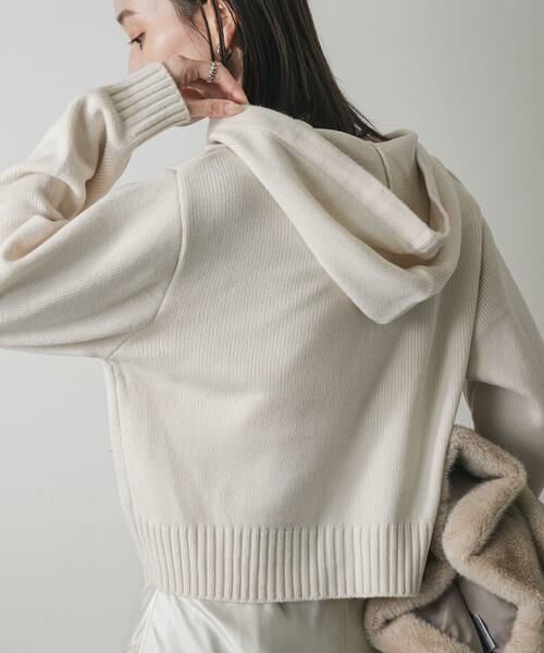 SENSE OF PLACE by URBAN RESEARCH / センスオブプレイス バイ アーバンリサーチ ニット・セーター | コンパクトフーディセーター | 詳細10