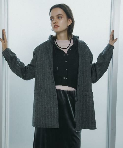 SENSE OF PLACE by URBAN RESEARCH / センスオブプレイス バイ アーバンリサーチ ニット・セーター | コンパクトフーディセーター | 詳細21