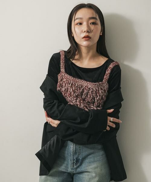 SENSE OF PLACE by URBAN RESEARCH / センスオブプレイス バイ アーバンリサーチ ニット・セーター | ニットブラビスチェ | 詳細1