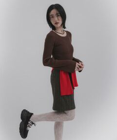 SENSE OF PLACE by URBAN RESEARCH / センスオブプレイス バイ アーバンリサーチ ニット・セーター | 『WEB限定』2WAYストレッチラウンドネックセーター