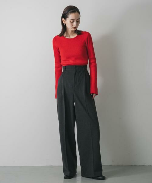 SENSE OF PLACE by URBAN RESEARCH / センスオブプレイス バイ アーバンリサーチ ニット・セーター | 『WEB限定』2WAYストレッチラウンドネックセーター | 詳細5