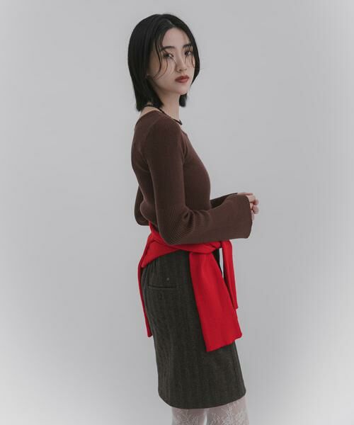 SENSE OF PLACE by URBAN RESEARCH / センスオブプレイス バイ アーバンリサーチ ニット・セーター | 『WEB限定』2WAYストレッチラウンドネックセーター | 詳細10