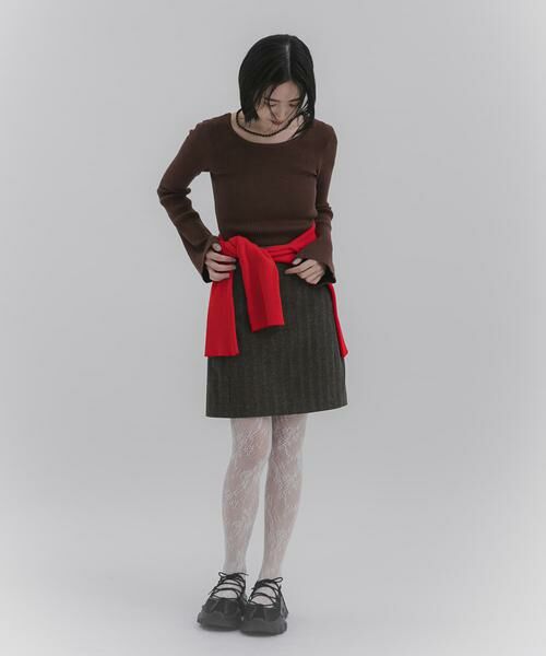 SENSE OF PLACE by URBAN RESEARCH / センスオブプレイス バイ アーバンリサーチ ニット・セーター | 『WEB限定』2WAYストレッチラウンドネックセーター | 詳細11