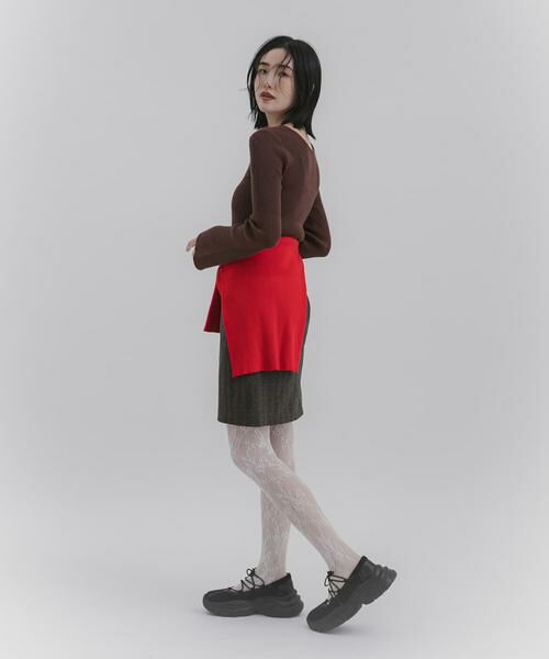 SENSE OF PLACE by URBAN RESEARCH / センスオブプレイス バイ アーバンリサーチ ニット・セーター | 『WEB限定』2WAYストレッチラウンドネックセーター | 詳細12