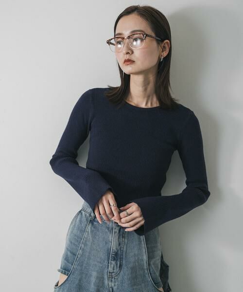 SENSE OF PLACE by URBAN RESEARCH / センスオブプレイス バイ アーバンリサーチ ニット・セーター | 『WEB限定』2WAYストレッチラウンドネックセーター | 詳細16