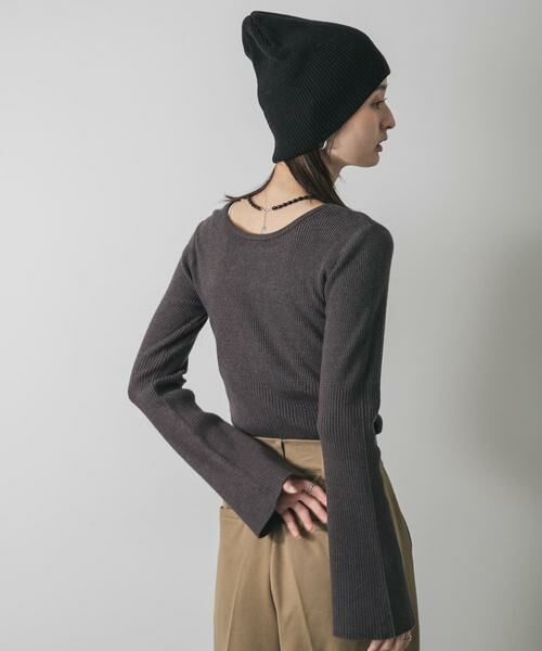 SENSE OF PLACE by URBAN RESEARCH / センスオブプレイス バイ アーバンリサーチ ニット・セーター | 『WEB限定』2WAYストレッチラウンドネックセーター | 詳細30