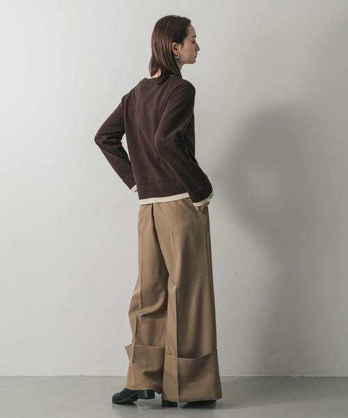 SENSE OF PLACE by URBAN RESEARCH / センスオブプレイス バイ アーバンリサーチ ニット・セーター | ヘンリーネックレイヤードセーター | 詳細4