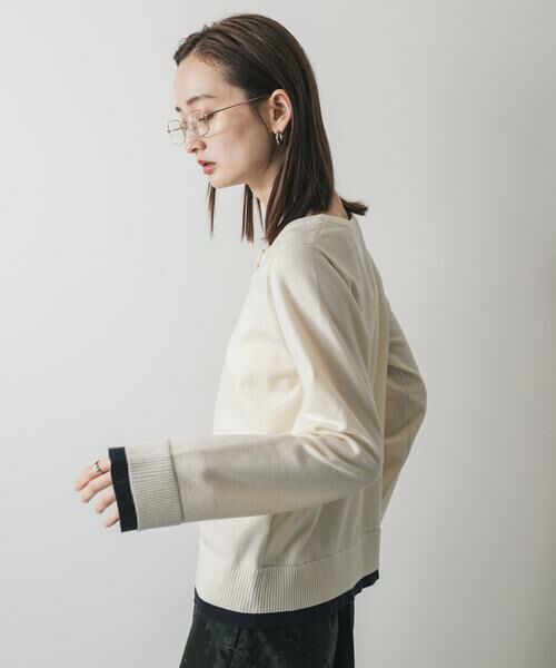 SENSE OF PLACE by URBAN RESEARCH / センスオブプレイス バイ アーバンリサーチ ニット・セーター | ヘンリーネックレイヤードセーター | 詳細11