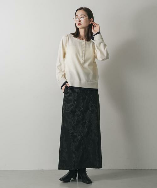 SENSE OF PLACE by URBAN RESEARCH / センスオブプレイス バイ アーバンリサーチ ニット・セーター | ヘンリーネックレイヤードセーター | 詳細13