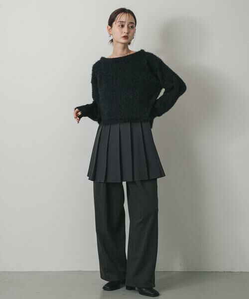 SENSE OF PLACE by URBAN RESEARCH / センスオブプレイス バイ アーバンリサーチ ニット・セーター | クロップドシャギーセーター | 詳細18