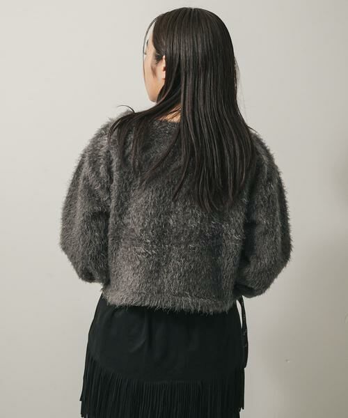 SENSE OF PLACE by URBAN RESEARCH / センスオブプレイス バイ アーバンリサーチ ニット・セーター | クロップドシャギーセーター | 詳細23