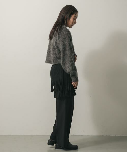 SENSE OF PLACE by URBAN RESEARCH / センスオブプレイス バイ アーバンリサーチ ニット・セーター | クロップドシャギーセーター | 詳細26