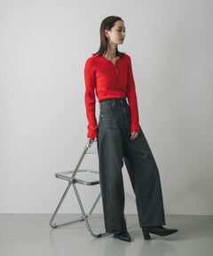 SENSE OF PLACE by URBAN RESEARCH / センスオブプレイス バイ アーバンリサーチ ニット・セーター | 『洗濯可』シシュウヘンリーネックミニケーブルセーター