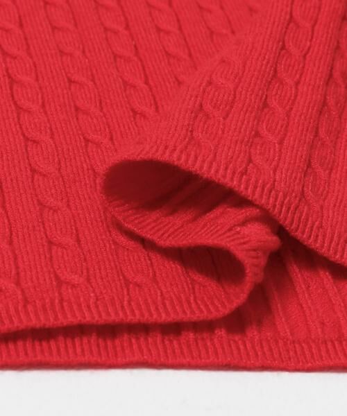 SENSE OF PLACE by URBAN RESEARCH / センスオブプレイス バイ アーバンリサーチ ニット・セーター | 『洗濯可』シシュウヘンリーネックミニケーブルセーター | 詳細10
