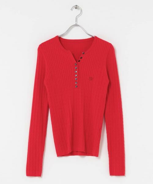 SENSE OF PLACE by URBAN RESEARCH / センスオブプレイス バイ アーバンリサーチ ニット・セーター | 『洗濯可』シシュウヘンリーネックミニケーブルセーター | 詳細6