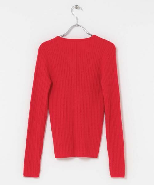 SENSE OF PLACE by URBAN RESEARCH / センスオブプレイス バイ アーバンリサーチ ニット・セーター | 『洗濯可』シシュウヘンリーネックミニケーブルセーター | 詳細9