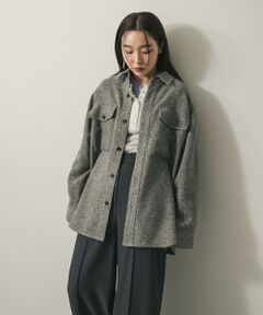 SENSE OF PLACE by URBAN RESEARCH / センスオブプレイス バイ アーバンリサーチ シャツ・ブラウス | ウールライクオーバーシャツ