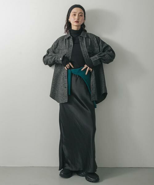 SENSE OF PLACE by URBAN RESEARCH / センスオブプレイス バイ アーバンリサーチ シャツ・ブラウス | ウールライクオーバーシャツ | 詳細4