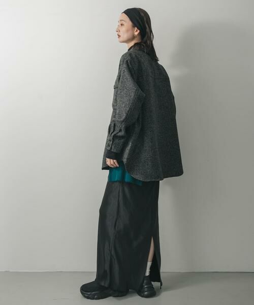 SENSE OF PLACE by URBAN RESEARCH / センスオブプレイス バイ アーバンリサーチ シャツ・ブラウス | ウールライクオーバーシャツ | 詳細6
